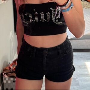 american eagle denim shorts